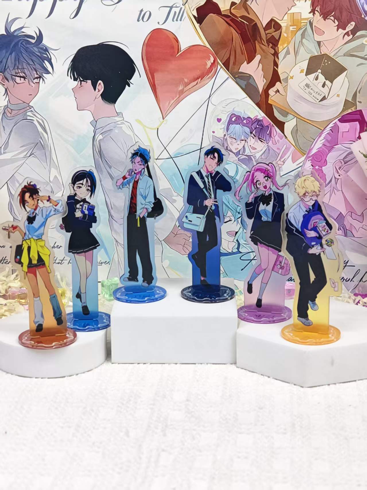 Figma Stand Set - 에일리언 스테이지 캠퍼스 AU 아크릴 스탠드